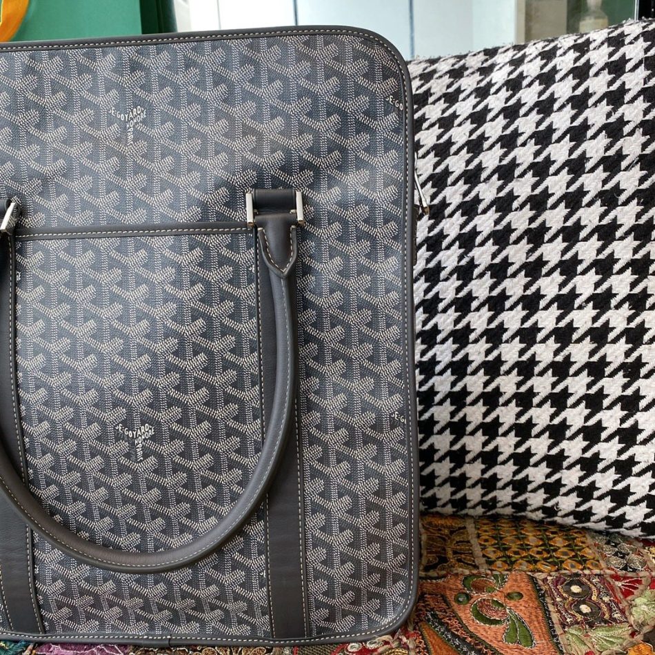 Goyard Bourgogne Bag Grey