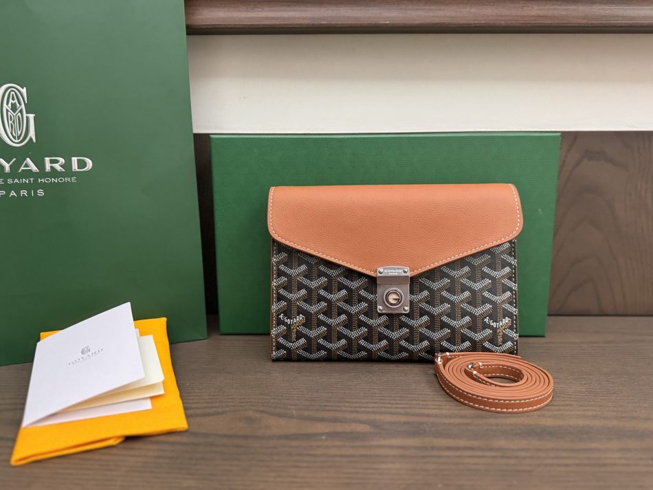 Goyard Chypre Wallet Pouch Brown