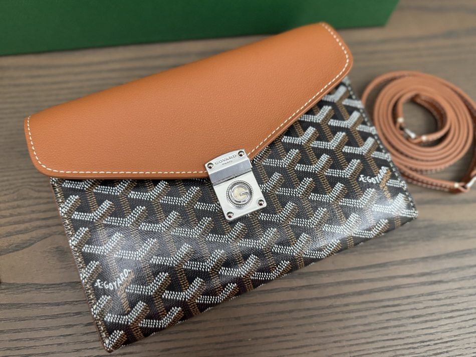 Goyard Chypre Wallet Pouch Brown