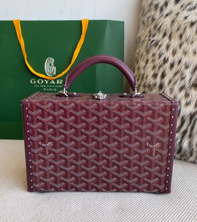 Goyard Grand Hotel Trunk Bag Bourdeaux