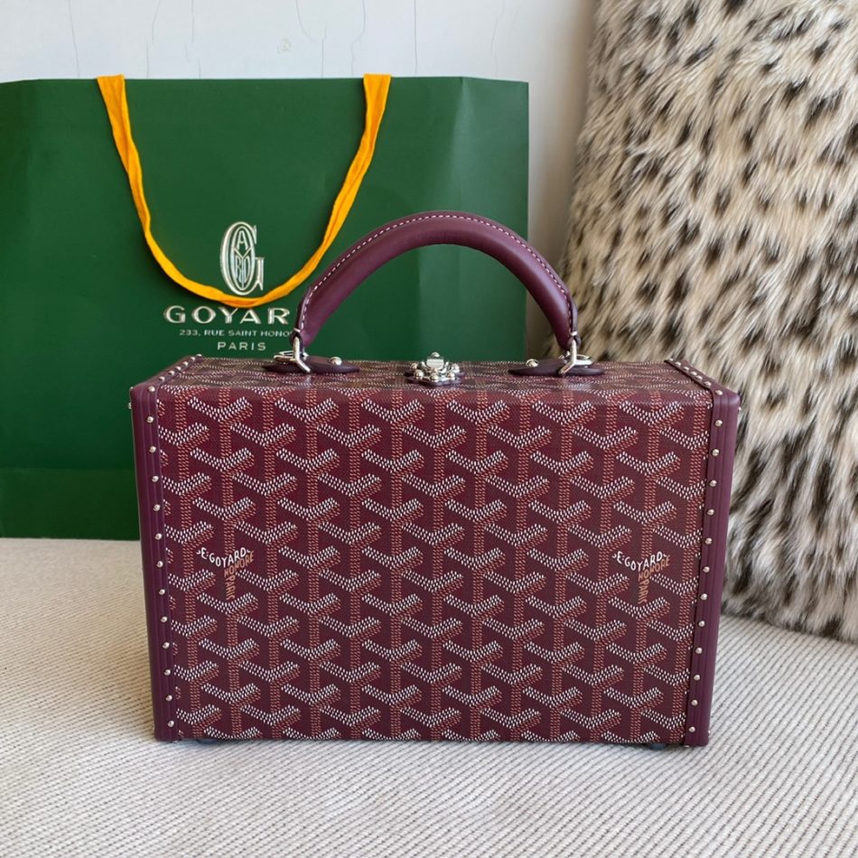 Goyard Grand Hotel Trunk Bag Bourdeaux