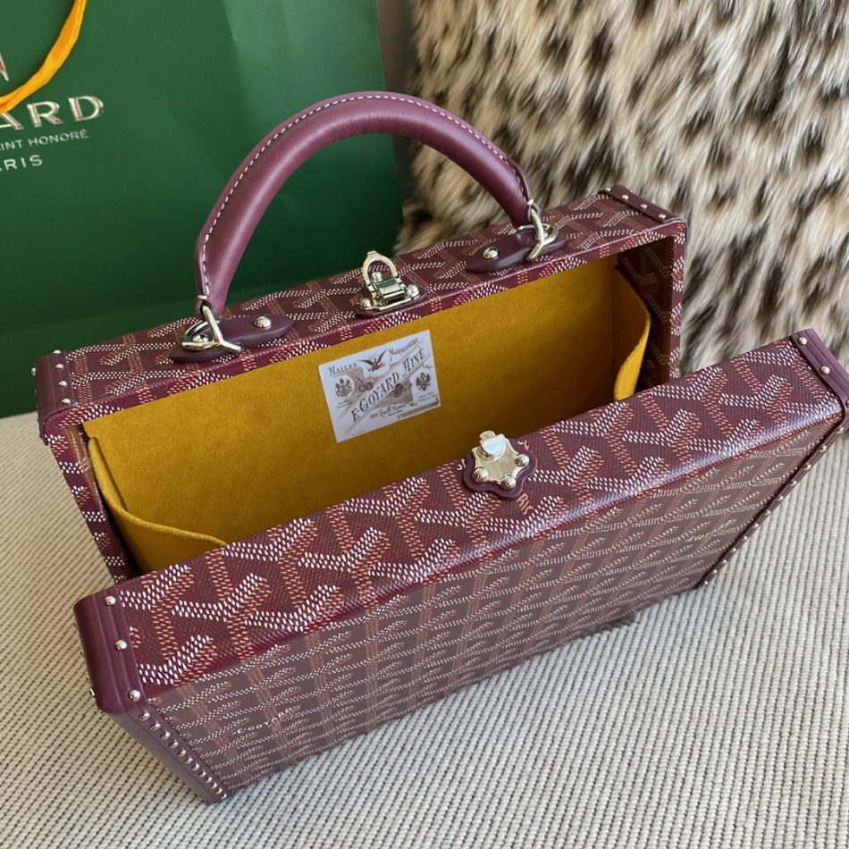 Goyard Grand Hotel Trunk Bag Bourdeaux