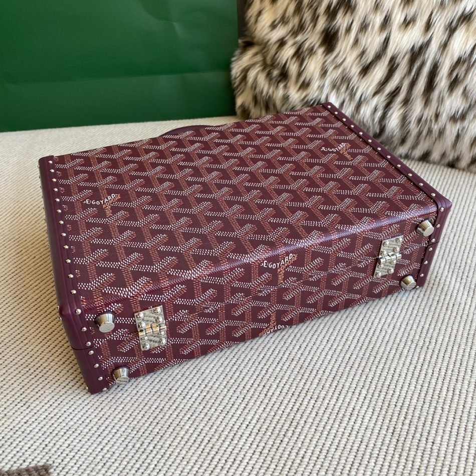 Goyard Grand Hotel Trunk Bag Bourdeaux