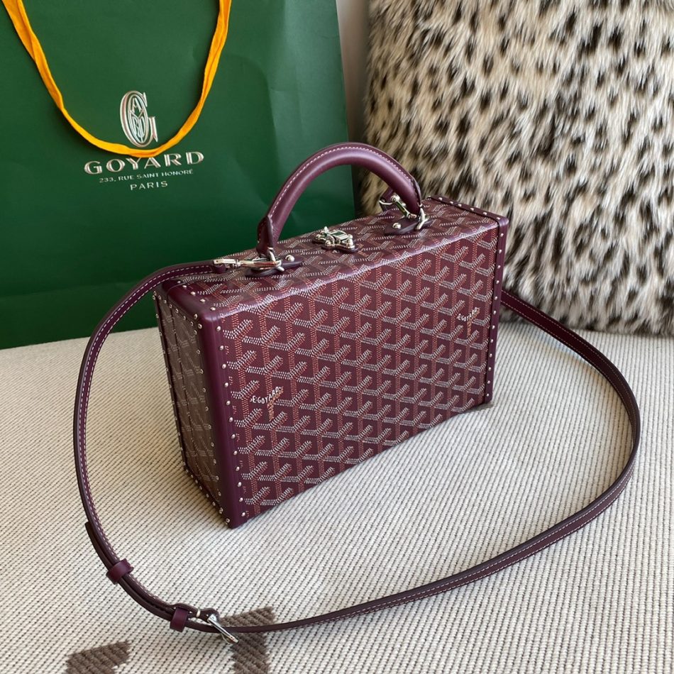 Goyard Grand Hotel Trunk Bag Bourdeaux