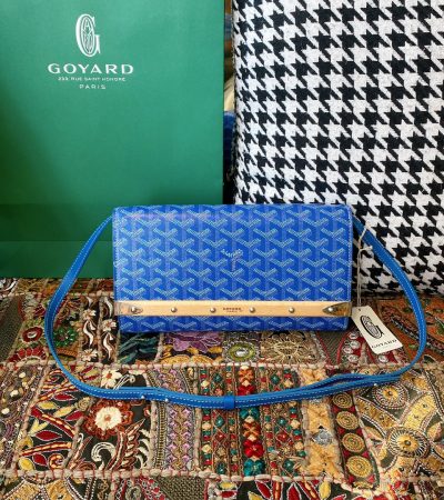 Goyard Monte-Carlo Mini Case Sky Blue