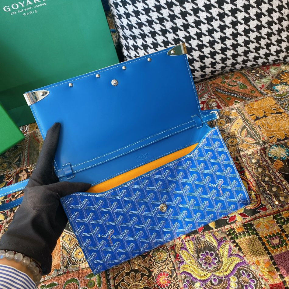 Goyard Monte-Carlo Mini Case Sky Blue