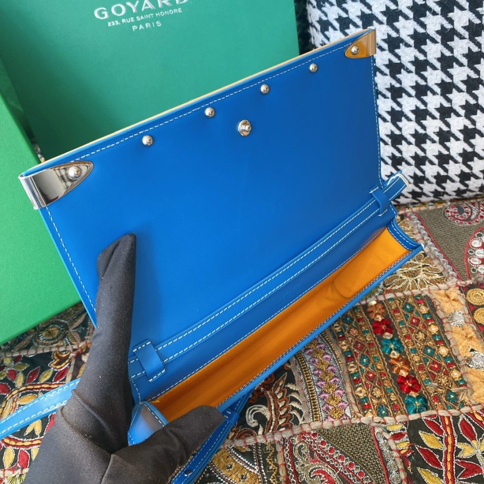 Goyard Monte-Carlo Mini Case Sky Blue