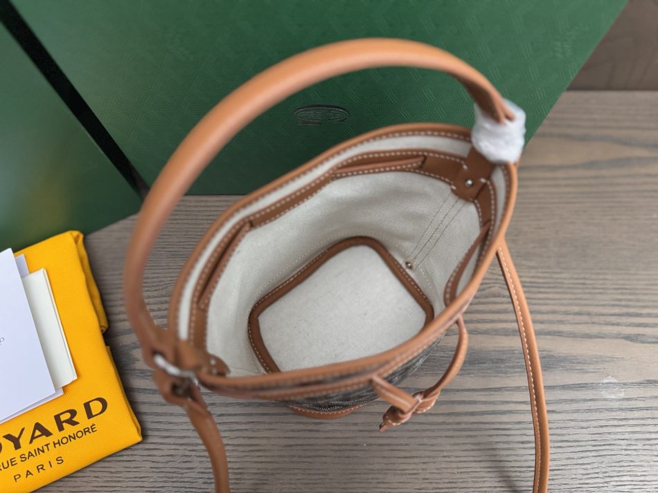 Goyard Petit Flot Mini Bucket Brown