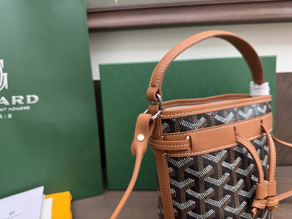 Goyard Petit Flot Mini Bucket Brown