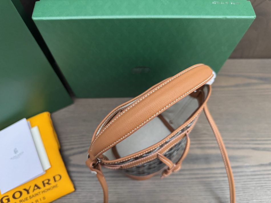 Goyard Petit Flot Mini Bucket Brown