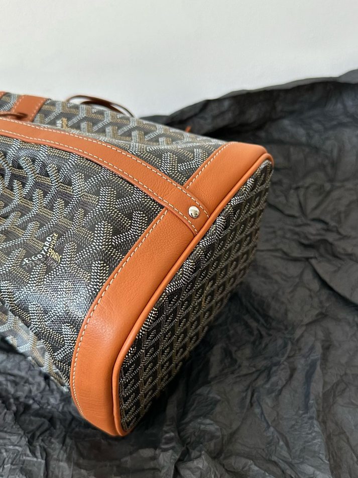 Goyard Petit Flot Bucket PM Brown