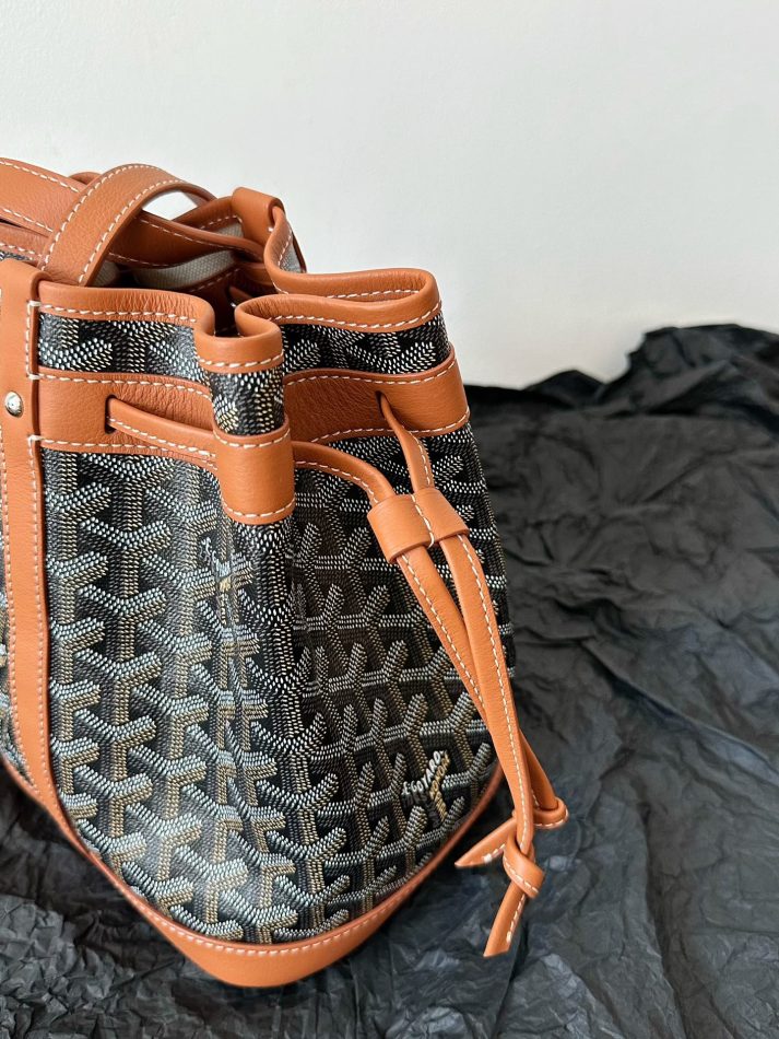 Goyard Petit Flot Bucket PM Brown