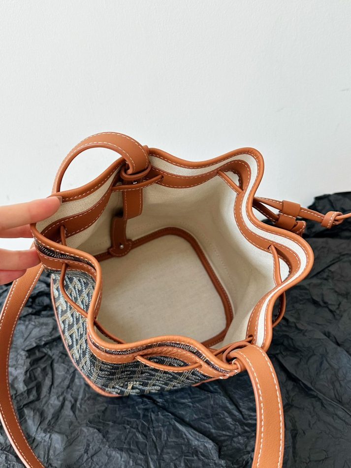 Goyard Petit Flot Bucket PM Brown