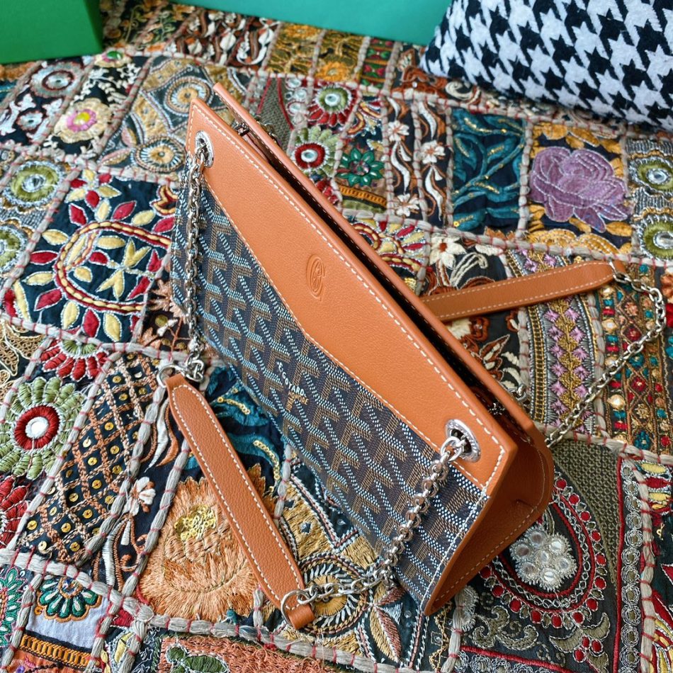 Goyard Rouette Structuré PM Bag Brown