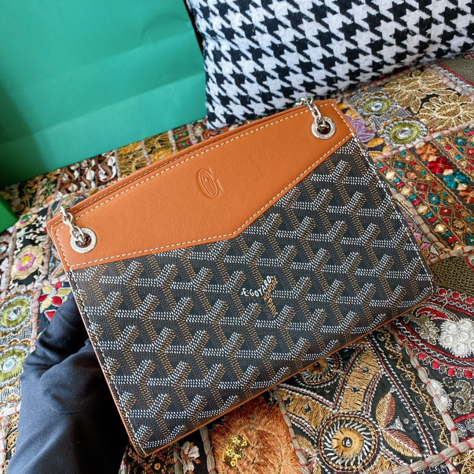 Goyard Rouette Structuré PM Bag Brown