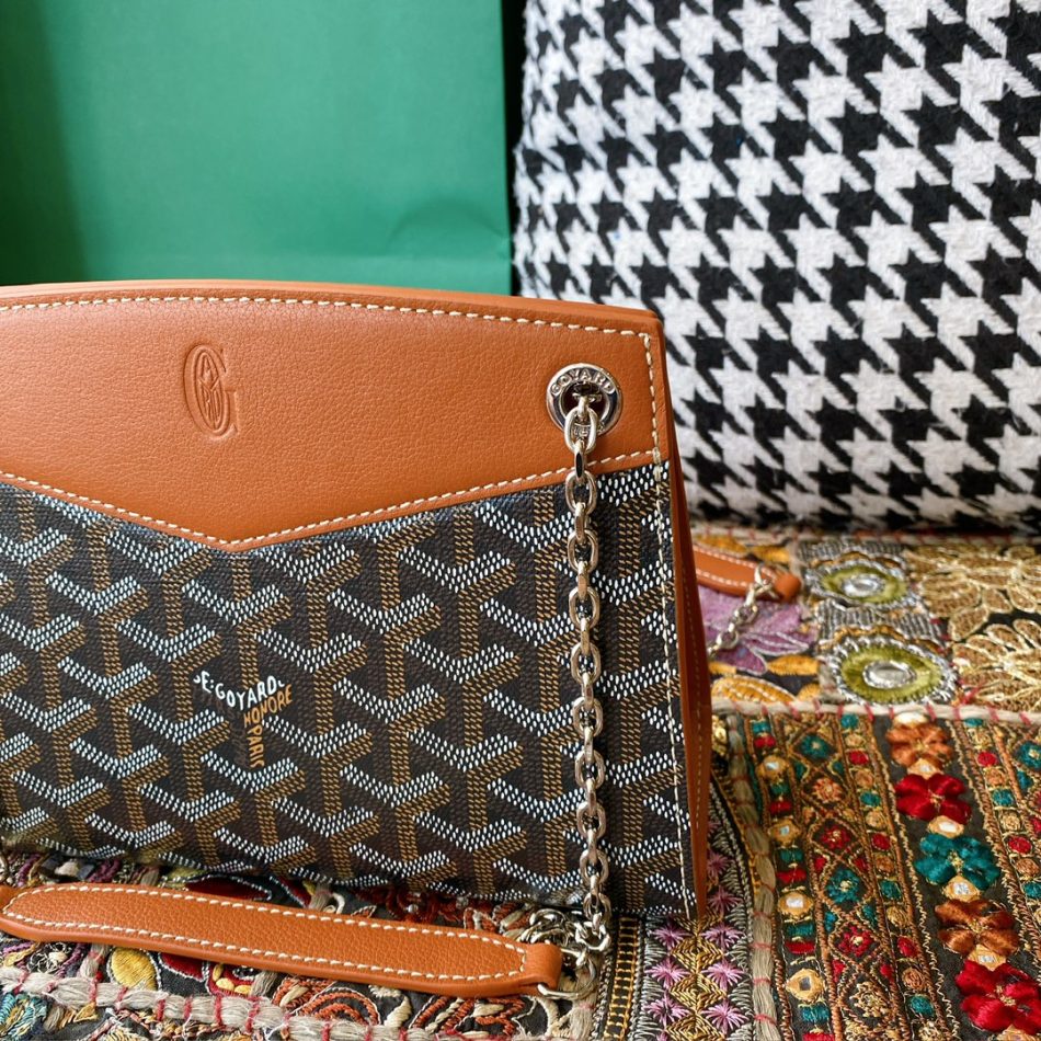 Goyard Rouette Structuré PM Bag Brown