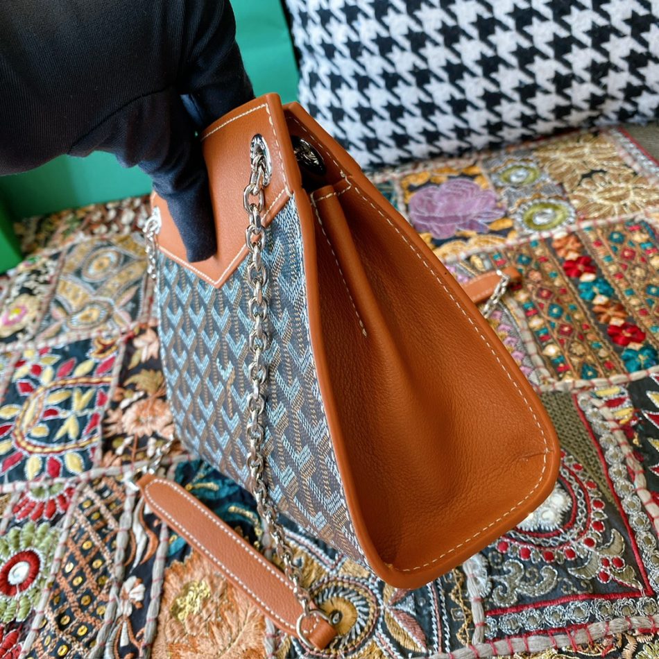 Goyard Rouette Structuré PM Bag Brown