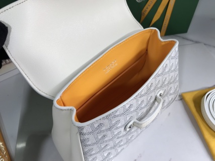 Goyard Saigon Souple Mini Bag White