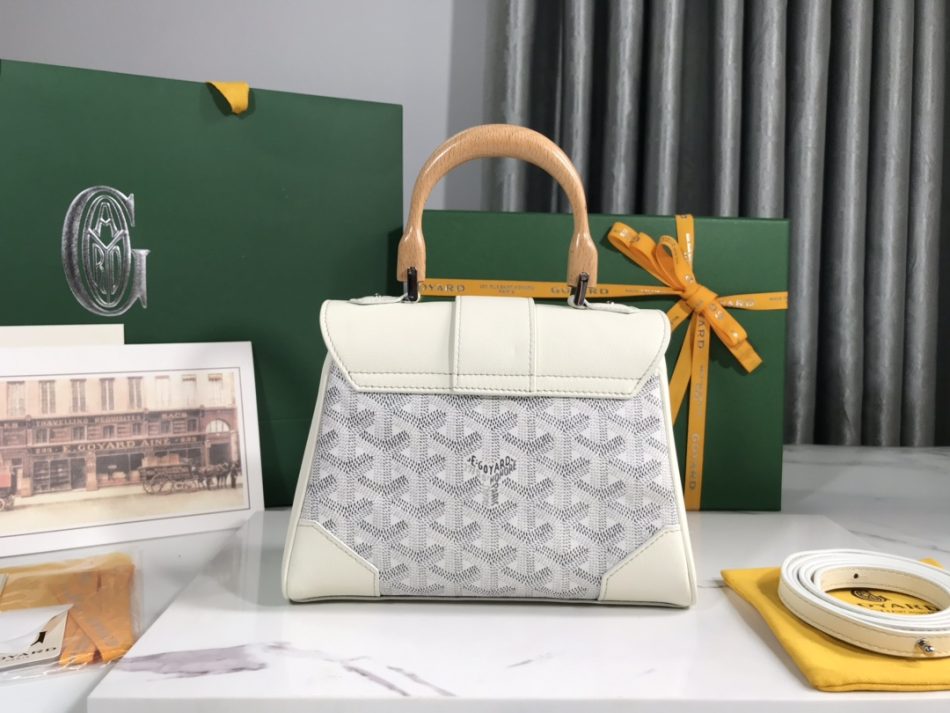 Goyard Saigon Souple Mini Bag White