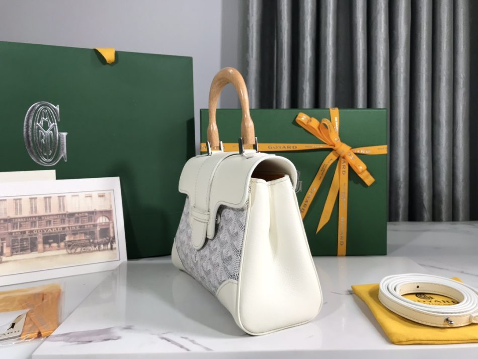 Goyard Saigon Souple Mini Bag White