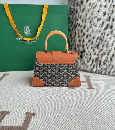 Goyard Saigon Structuré PM Bag Brown