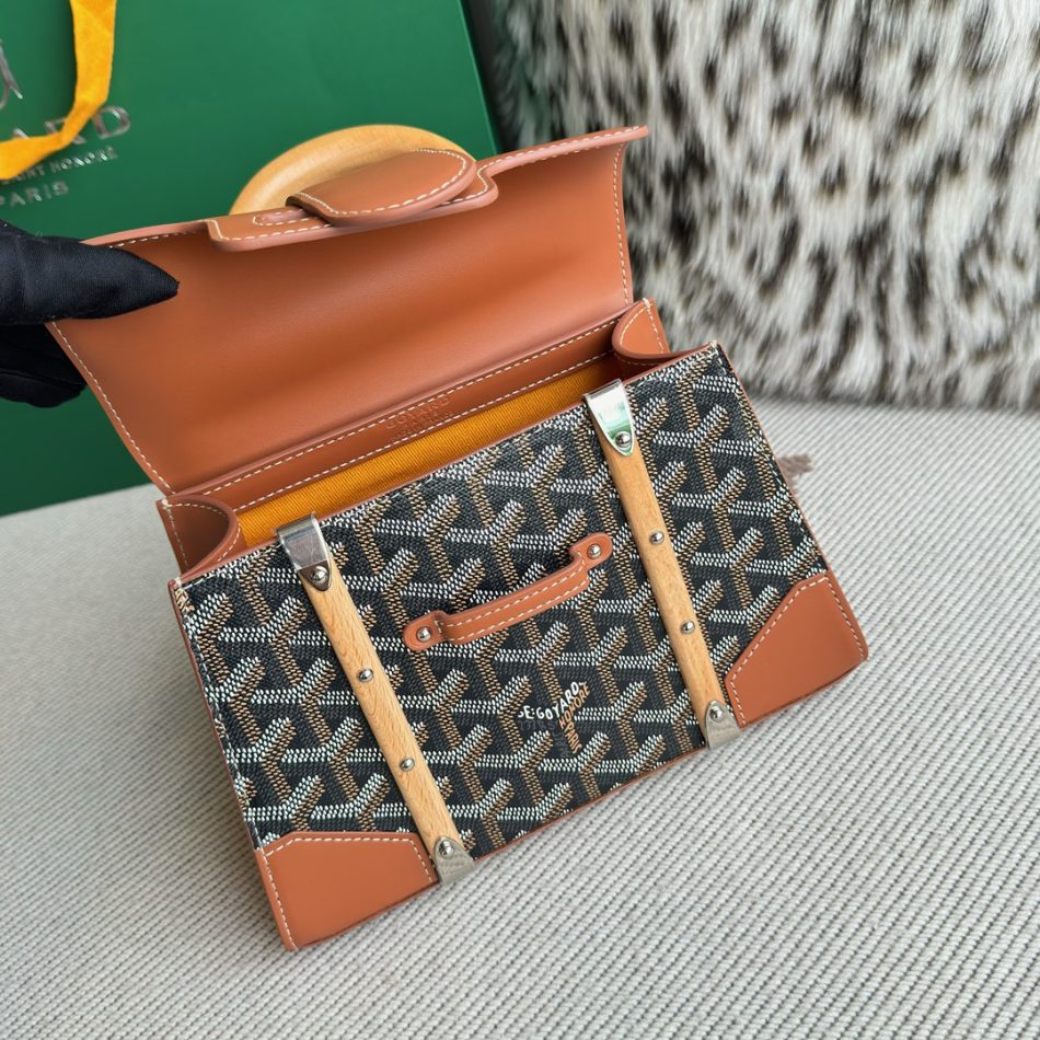 Goyard Saigon Structuré PM Bag Brown