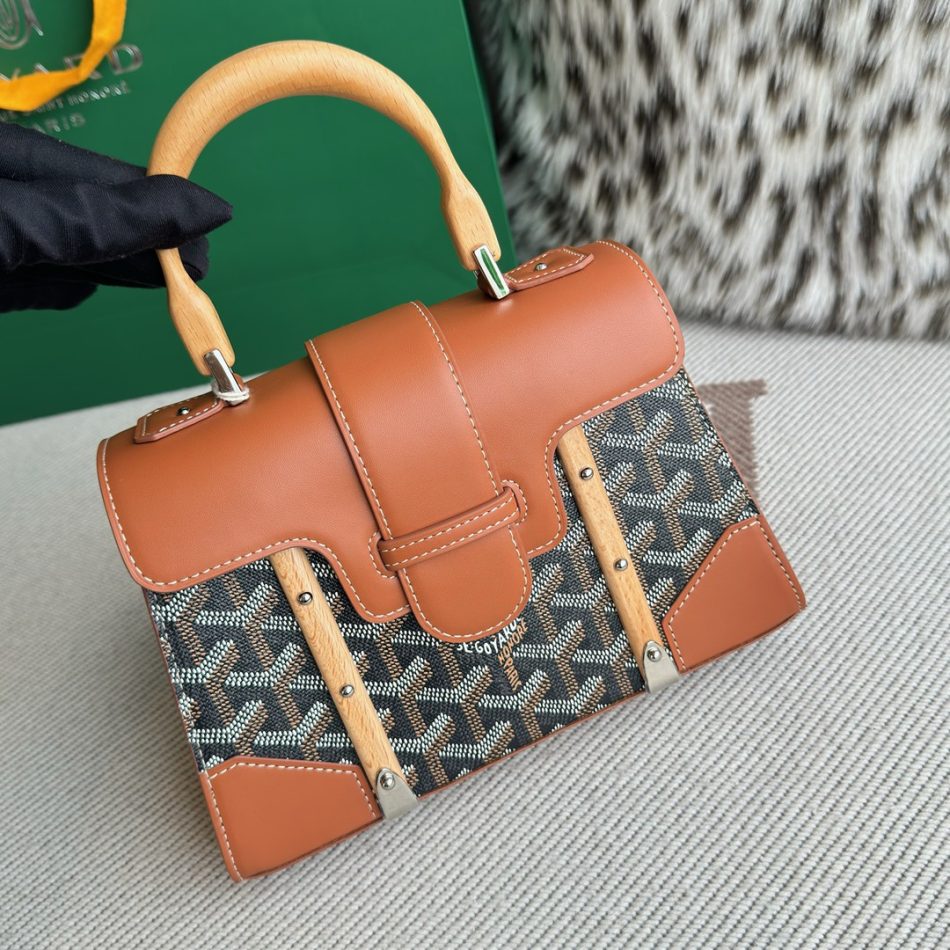 Goyard Saigon Structuré PM Bag Brown