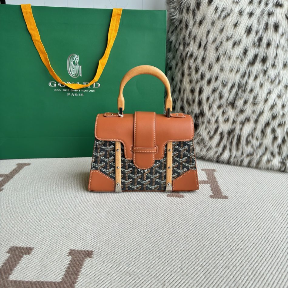 Goyard Saigon Structuré PM Bag Brown