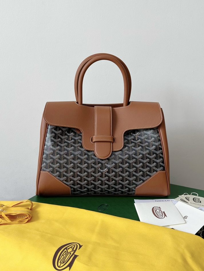 Goyard Saigon Tote Brown