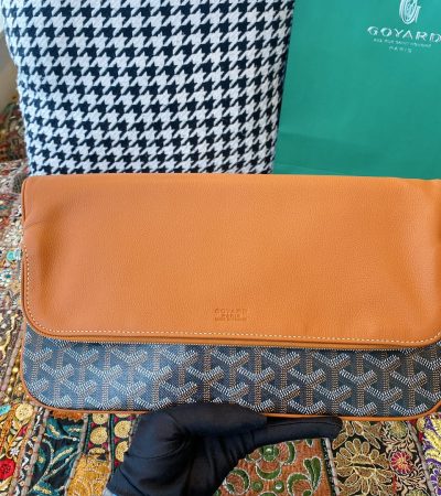 Goyard Sainte-Marie MM Clutch Brown