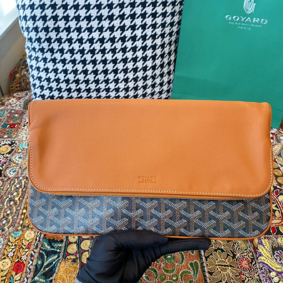 Goyard Sainte-Marie MM Clutch Brown