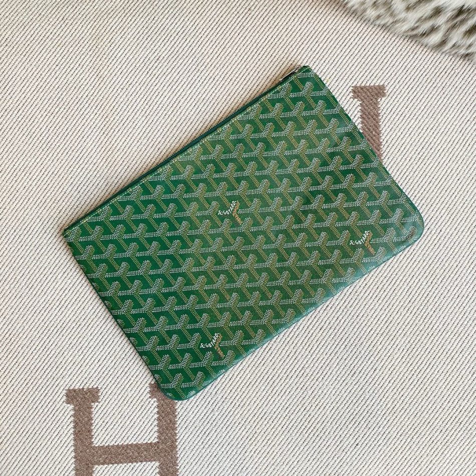 Goyard Senat MM Pouch Sky Blue