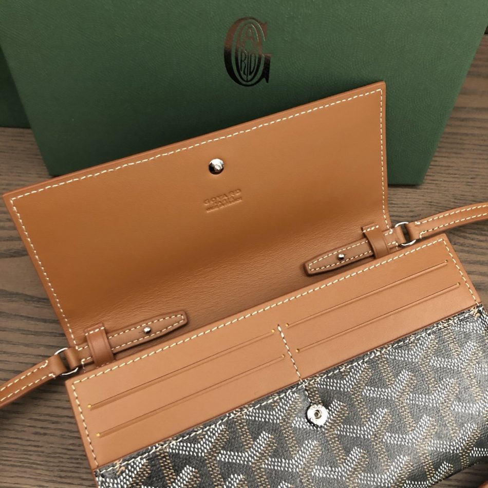 Goyard Varenne Continental Wallet Brown