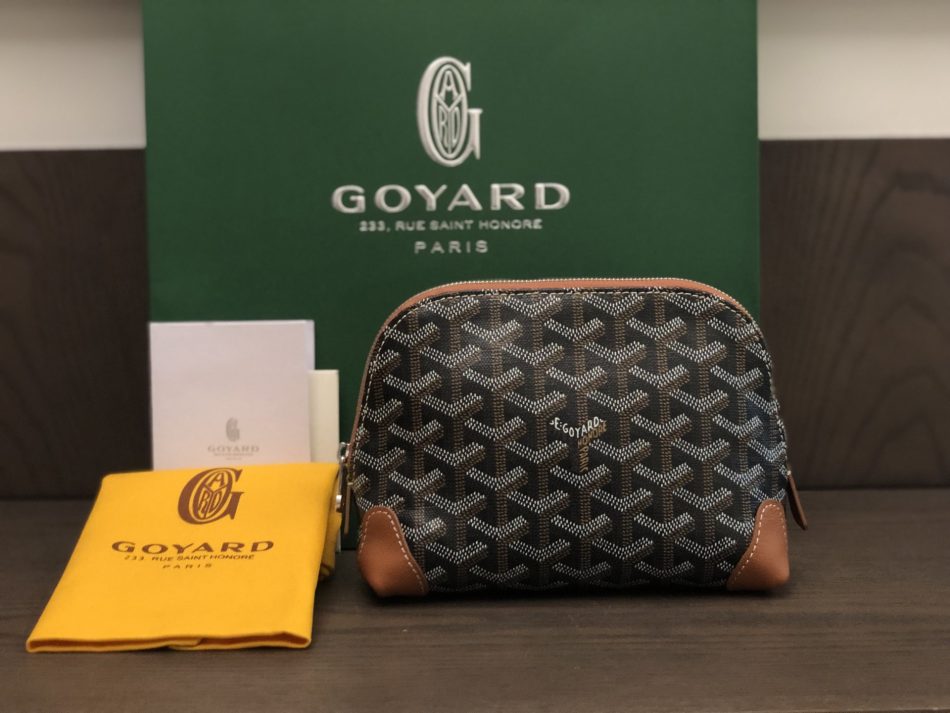 Goyard Vendome Cosmetic Pouch Brown