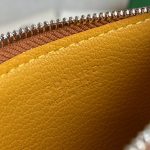 Goyard Bourbon Zipped Card Holder Brown