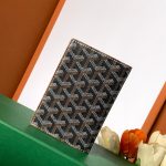 Goyard Grenelle Passport Cover Brown