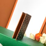 Goyard Grenelle Passport Cover Brown