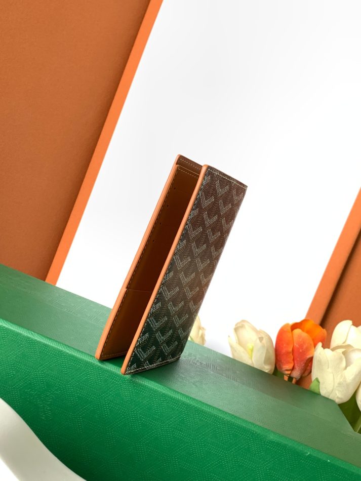 Goyard Grenelle Passport Cover Brown