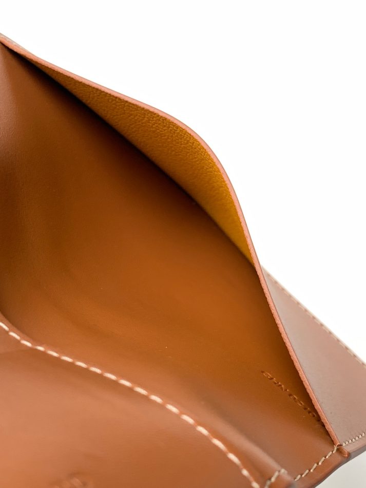 Goyard Grenelle Passport Cover Brown