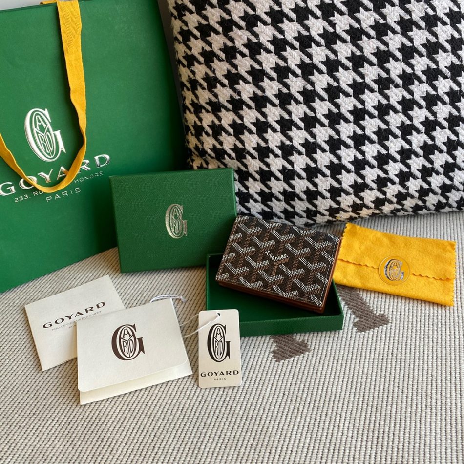 Goyard Malesherbes Card Wallet Brown