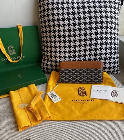 Goyard Matignon GM Wallet Brown