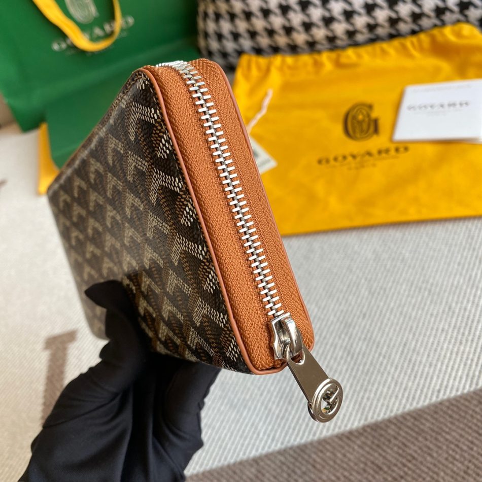Goyard Matignon GM Wallet Brown