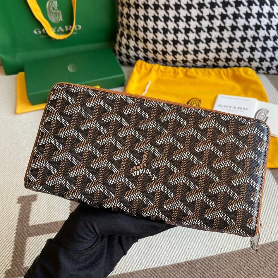 Goyard Matignon GM Wallet Brown