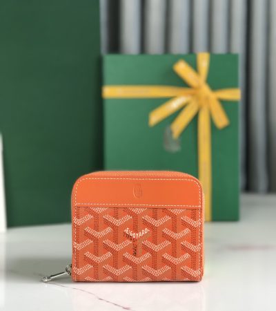 Goyard Matignon PM Mini Wallet Orange