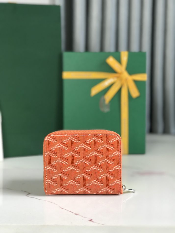 Goyard Matignon PM Mini Wallet Orange