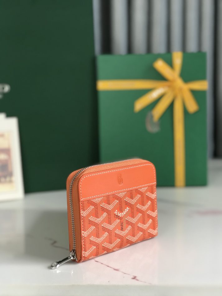 Goyard Matignon PM Mini Wallet Orange