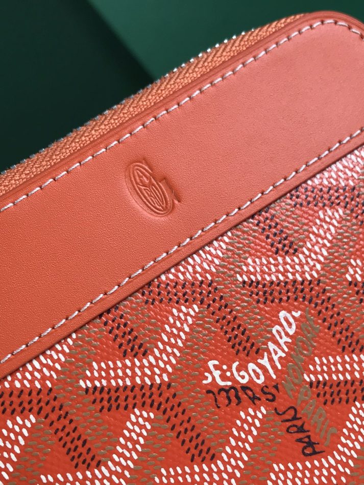 Goyard Matignon PM Mini Wallet Orange