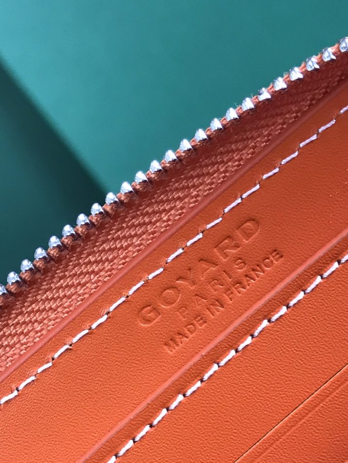 Goyard Matignon PM Mini Wallet Orange