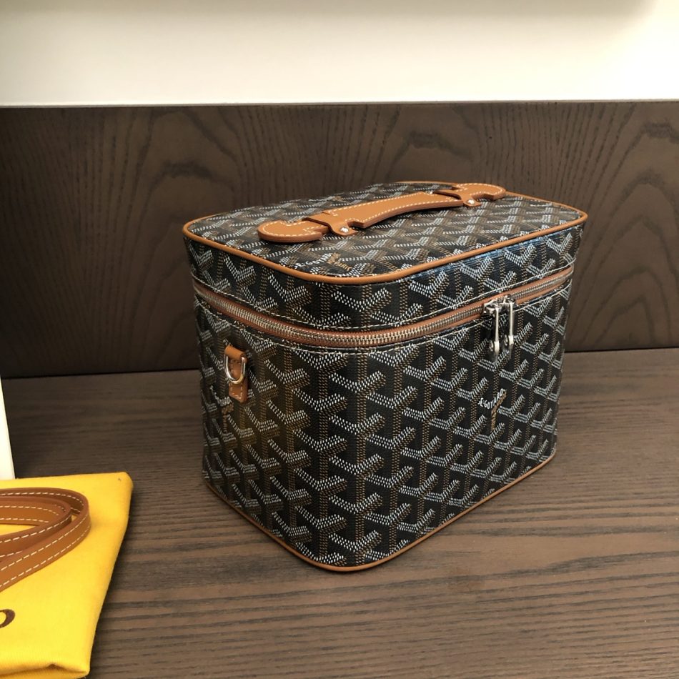 Goyard Muse Vanity Case Brown