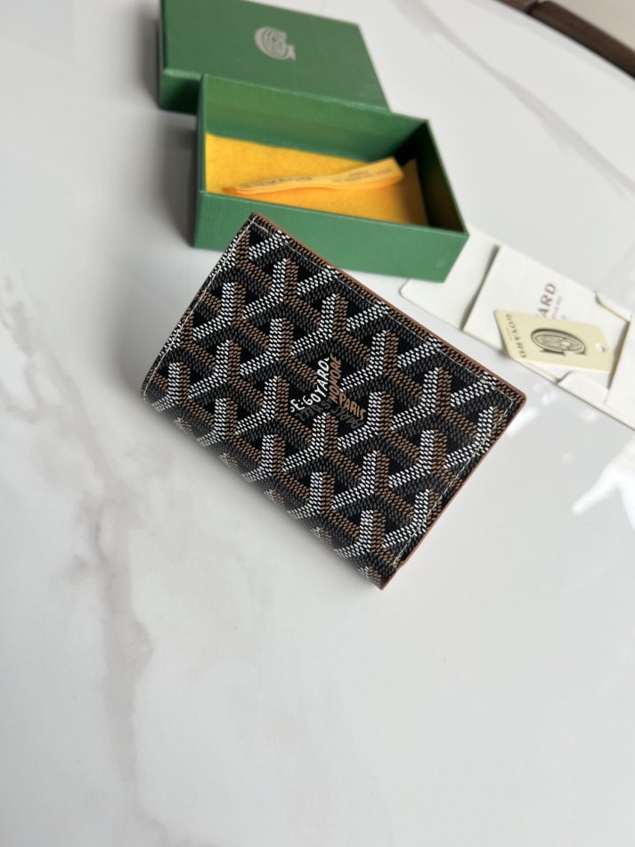Goyard Saint-Pierre Card Wallet Brown